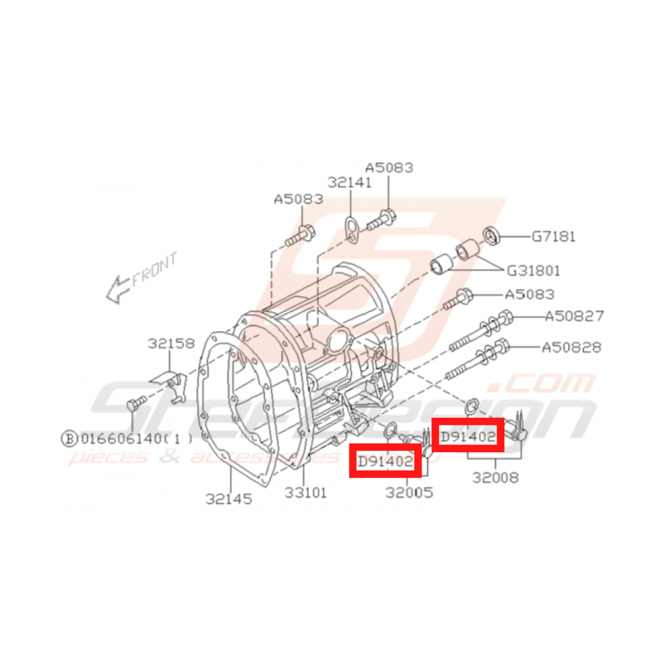 Joint Contacteur Feu Recul Point Mort Origine Subaru GT 93 - 97 WRX 01-04 Joint Contacteur Feu Recul Point Mort Origine Subaru GT 93 - 97 WRX 01-04