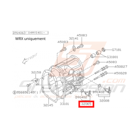 Contacteur Marche Arrière Origine Subaru WRX 04-05