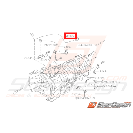 Faisceau BV6 Origine Subaru STI 2001 - 2005