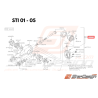 Bouchon reniflard de pont SUBARU GT 93-00 WRX/STI 01-14