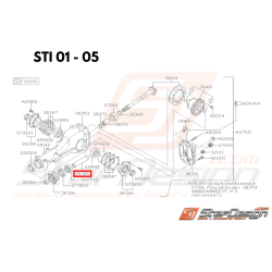 Entretoise Pré-Charge Origine Subaru STI 2001 - 2005