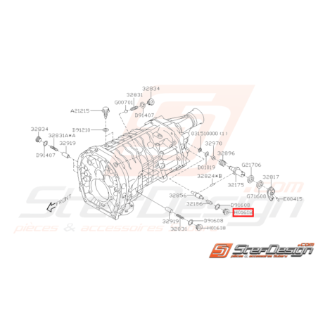 Bouchon Origine Subaru STI 2001 - 2005 