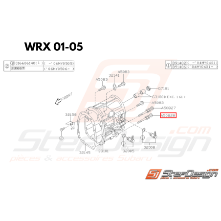 Vis et Rondelle Boite de Transfert Origine Subaru GT 1998 WRX 01-07