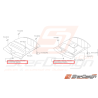 Clips de Garniture de Toit Origine Subaru WRX et STI 2001 - 2005