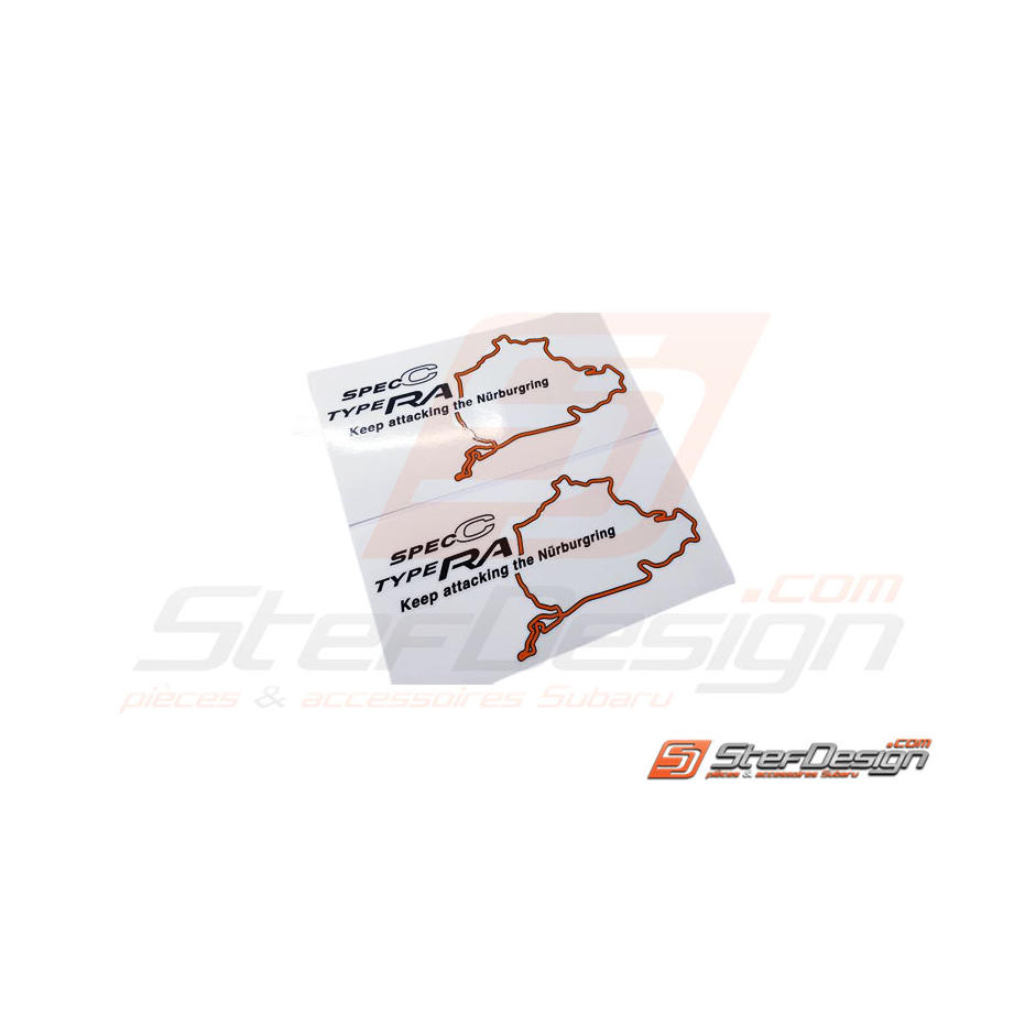 Autocollants subaru impreza STI spec -c  Nurburgring  Autocollants subaru impreza STI spec -c  Nurburgring