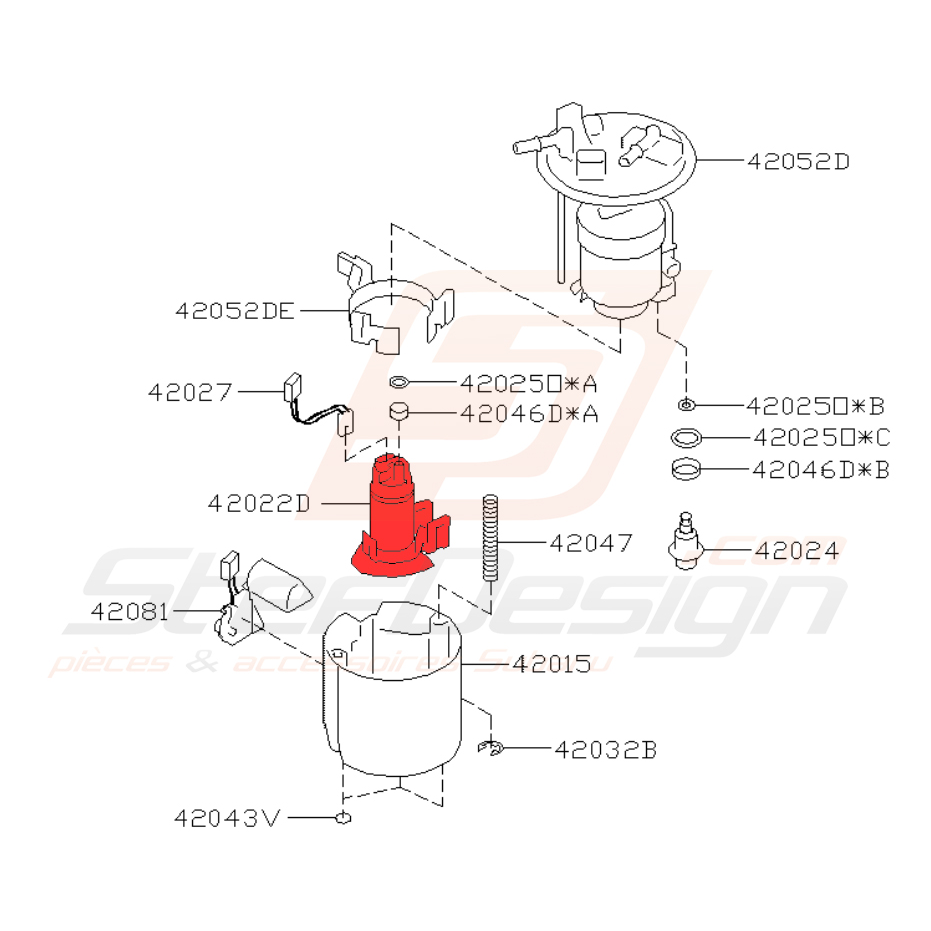 Pompe à essence origine pour subaru forester SJ5