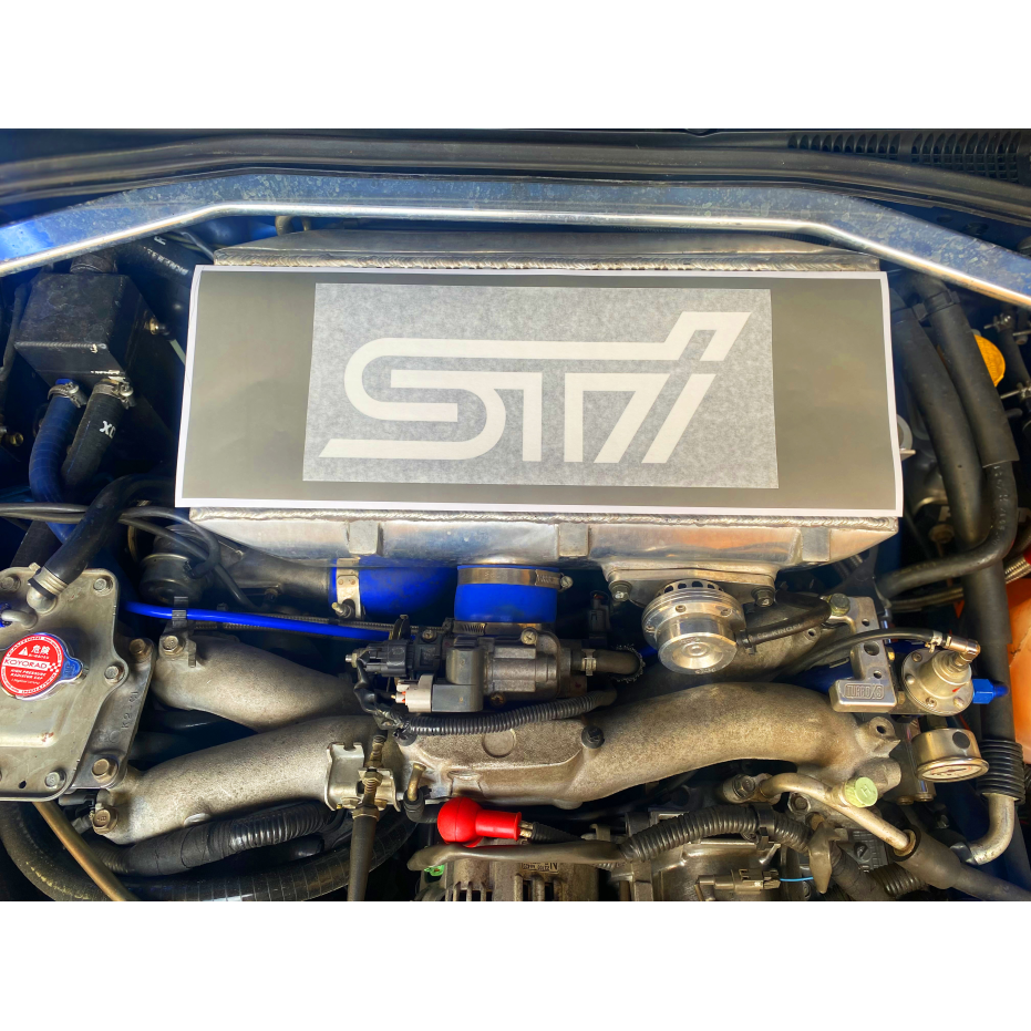Pochoir STI pour échangeur subaru STI Pochoir STI pour échangeur subaru STI