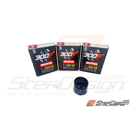 Pack Vidange 3 Bidons MOTUL 0W40 300V SUBARU BRZ / TOYOTA GT 86