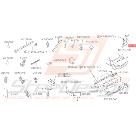 Support Connecteur Moteur Origine Subaru GT 1993 - 1998