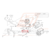 Guide couvercle de courroie d'alternateur WRX 03-05