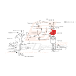 Support de filtre à gasoil pour subaru impreza diesel 2011