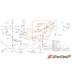 Schéma Suspension Avant Origine Subaru WRX STI 2005