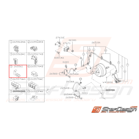 Attache Entretoise Origine Subaru WRX STI 2005