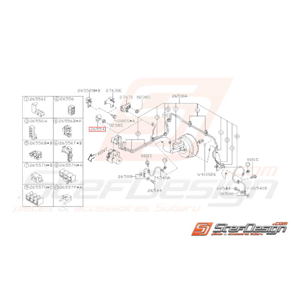 Connecteur Origine Subaru pour Impreza GT 1993-2000 Connecteur Origine Subaru pour Impreza GT 1993-2000