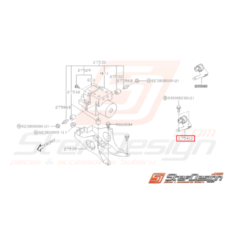 Ensemble Capteur G ABS Origine Subaru WRX STI 2001 - 2005