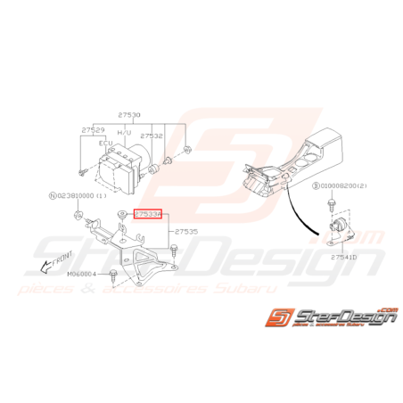 Amortisseur Origine Subaru WRX STI 2005