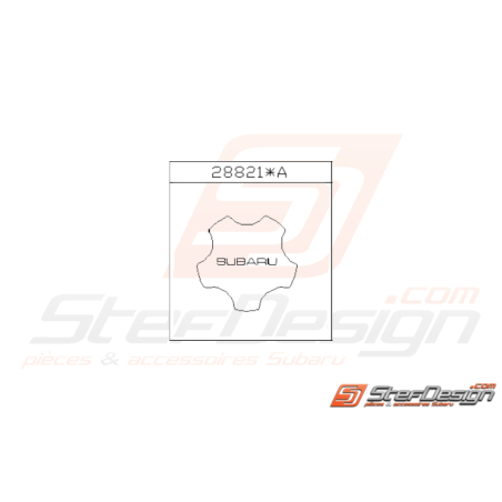 Ensemble enjoliveur de roue Aluminium Origine Subaru WRX 01 - 02