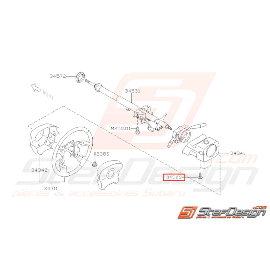 Vis du cache commodo GT 1996 Vis du cache commodo GT 1996