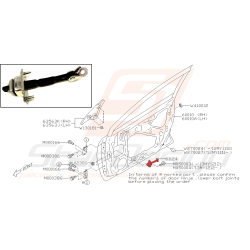 Tirant de porte avant pour Subaru XV EJ20Z 2012
