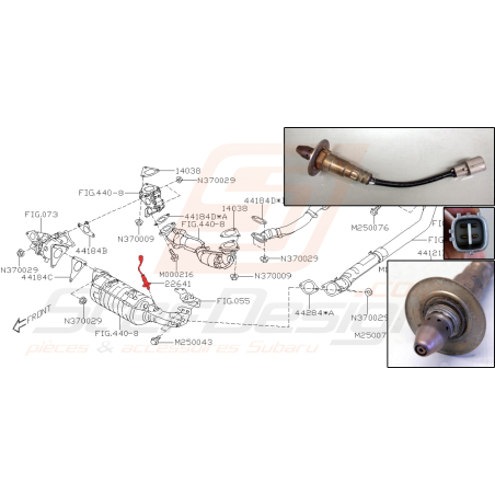 Sonde air / essence pour subaru Forester SJ 2015