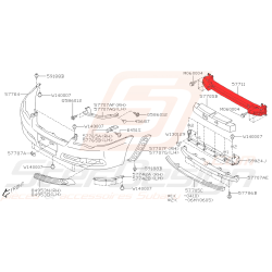 Support de pare-choc avant pour subaru legacy 2004