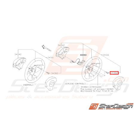 Vis taraudeuse Origine Subaru WRX 2004 - 2005 STI 2003 - 2005