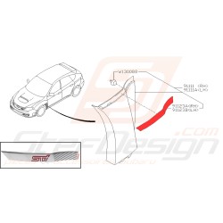 Monogramme pour subaru STI...