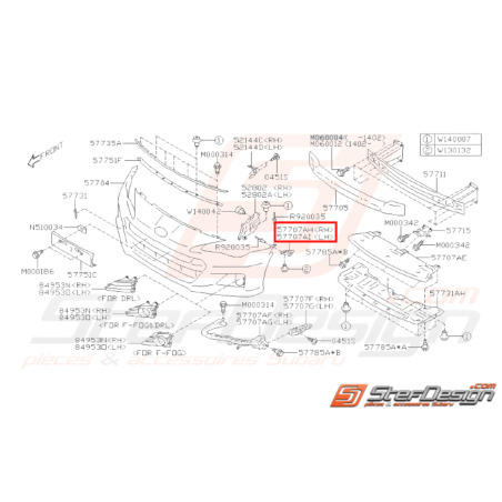 Support Feu Clignotant Origine Subaru BRZ 2013 - 201631071