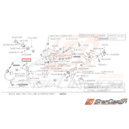 Vis Œillet Origine Subaru WRX STI 2001 - 200731231