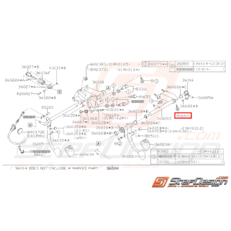 Vis Subaru WRX STI 2005 - 2014 Forester Turbo 97-0231249