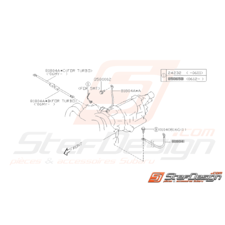 Schéma Faisceau Electrique (Autres) Origine Subaru WRX STI 01-0731391