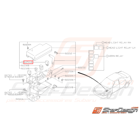 Relais Origine Subaru Impreza GT 1998 - 2000 WRX STI 2001 - 200731406