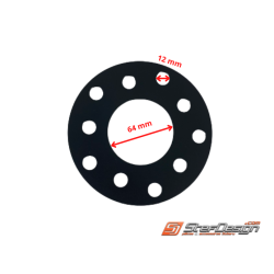 Cale 3mm Aluminium Anodisé...