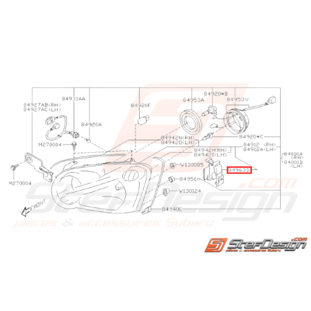 Carter Niveleur de Phare Origine Subaru WRX STI 2003 - 200531527