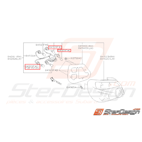 Ampoule Origine Subaru WTX STI 2001 - 200731549