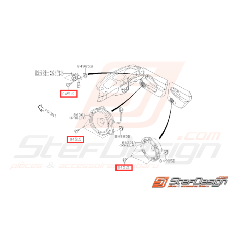 Vis Origine Subaru GT WRX STI BRZ31612