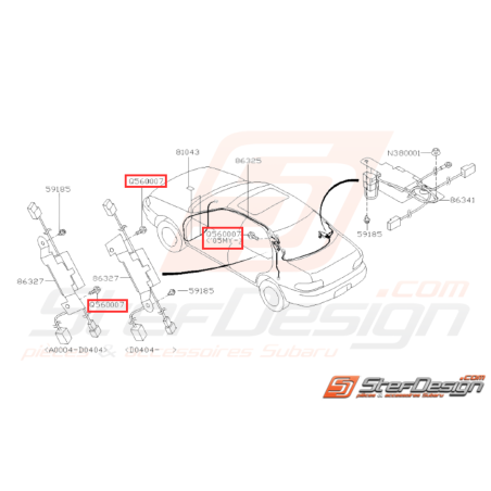 Vis Origine Subaru WRX STI31620