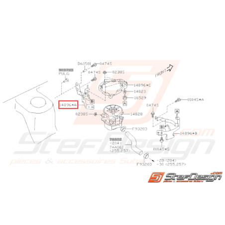 Support Pompe Origine Subaru WRX STI 2006 - 200731781