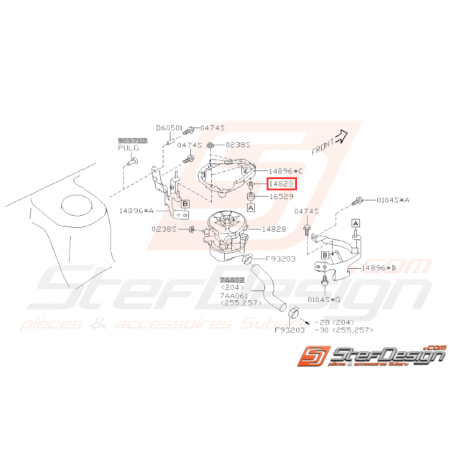 Silent Bloc Pompe à Air Origine Subaru WRX STI 2006 - 200731784