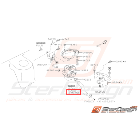 Durite d'Air Origine Subaru WRX STI 2006 - 200731788