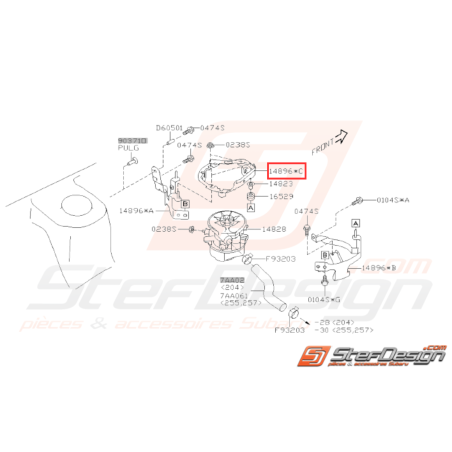 Support Pompe Origine Subaru WRX STI 2006 - 200731789