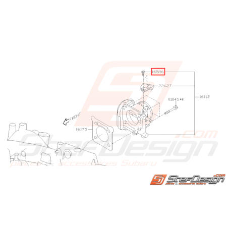 Vis Papillon des Gaz Origine Subaru WRX 2006 - 2007 STI 2006 - 201931794