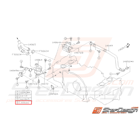 Vis Origine Subaru WRX 2006 - 2007 STI 2006 - 201431805