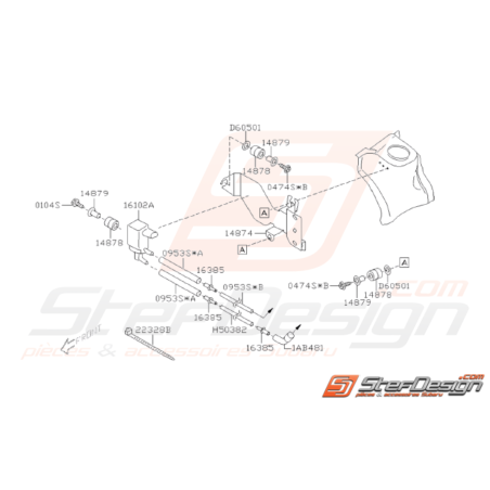 Schéma Solénoïde Origine Subaru WRX STI 2006 - 200731832