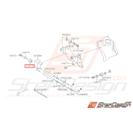 Anneau Solénoïde Origine Subaru GT 99 - 00 WRX STI 01 - 0731833