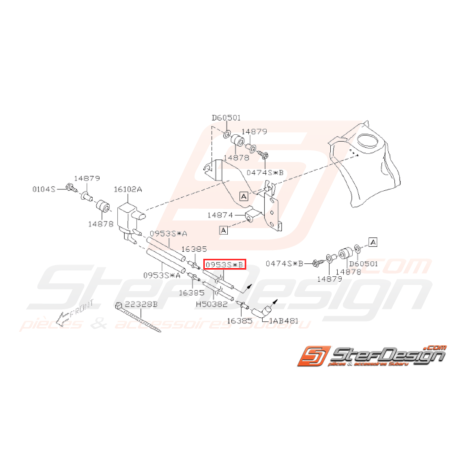 Durite d'Air Origine Subaru WRX STI 2006 - 200731836