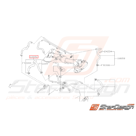 Durite PCV Origine Subaru WRX 06-07 STI 01-14 FORESTER 05-0731842