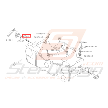 Bougie Allumage Origine Subaru WRX/STI 06 - 07 FORESTER 05 - 0731843