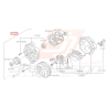 Alternateur Origine Subaru WRX STI 2006 - 201231848