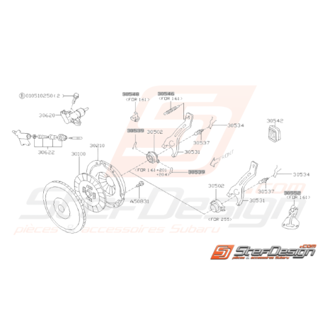 Schéma Embrayage Origine Subaru WRX 2006 - 200731873